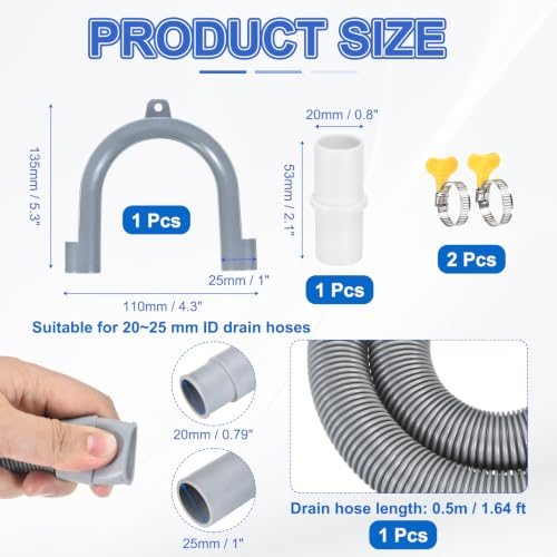 Washing Machine Drain Hose 0.5m/1.6FT view 2
