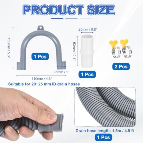 Washing Machine Drain Hose 1.5m/4.9FT view 2