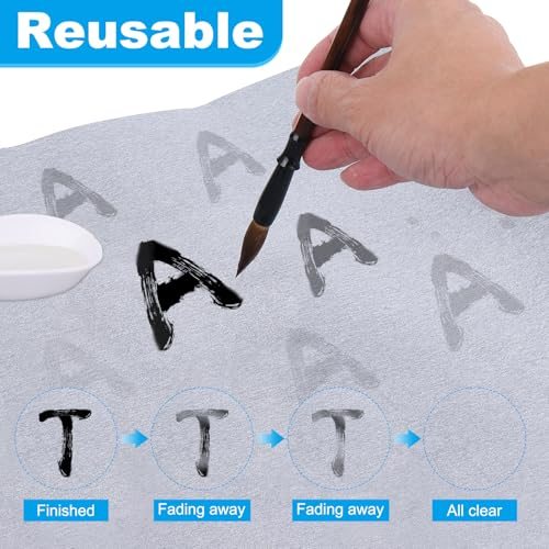 Water Writing Cloth, Calligraphy Reusable Water Drawing Writing Cloth view 5
