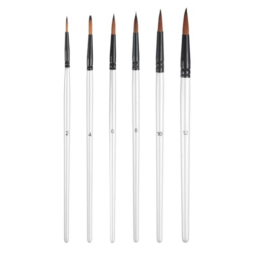 Watercolor Brush Paint Synthetic Squirrel Water Color Brushes, Size — PATIKIL