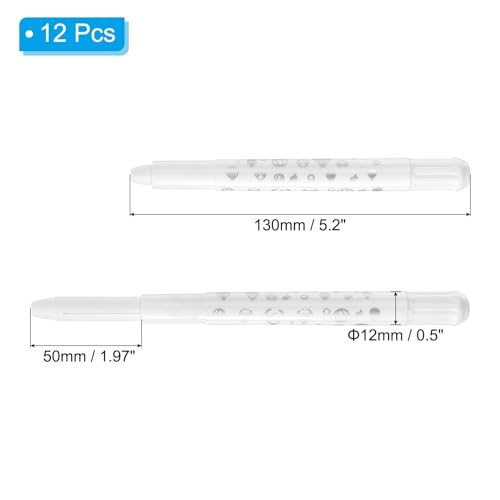Watercolor Gel Crayon, 12Pcs Twist Coloring White Crayon, Rotating view 2