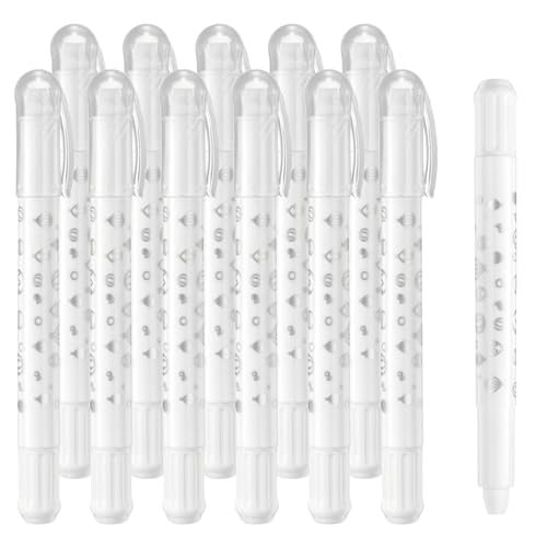 Watercolor Gel Crayon, 12Pcs Twist Coloring White Crayon, Rotating — PATIKIL