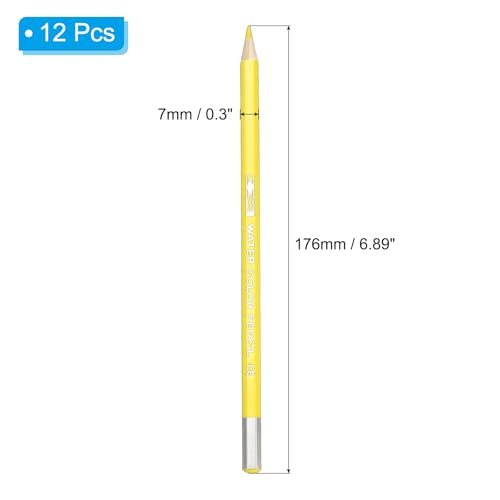 Watercolor Pencil, 12Pcs Water Soluble Pencils, Bulk view 2