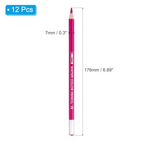Watercolor Pencil, 12Pcs Water Soluble Pencils view 2