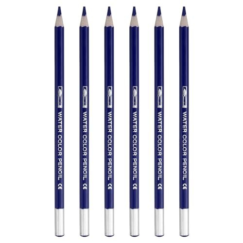 Watercolor Pencil, 6Pcs Water Soluble Pencils — PATIKIL