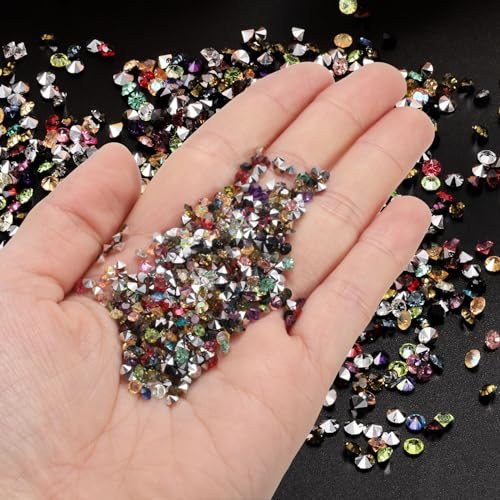 Wedding Table Scatter Confetti Crystals 3mm Acrylic view 4