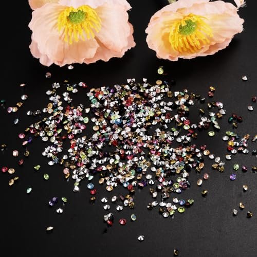Wedding Table Scatter Confetti Crystals 3mm Acrylic view 5
