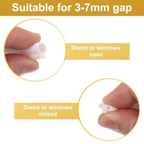 Window Weather Stripping Door Seal, 3/8" Wide Bulb Bubble Kerf Mount view 4