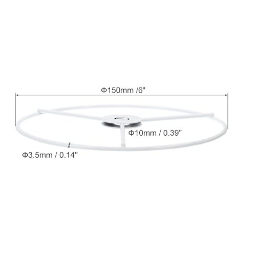 Wire Frame DIY Drum Ring for Table Floor Lamp view 2