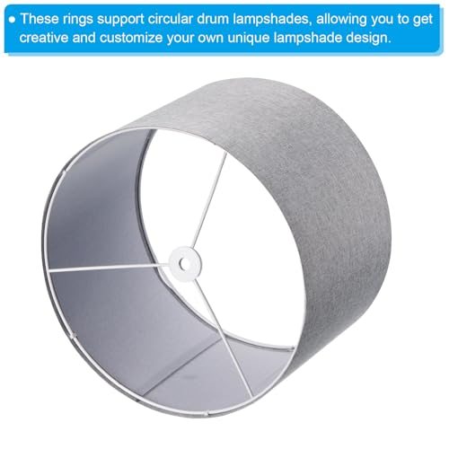 Wire Frame DIY Drum Ring for Table Floor Lamp view 5