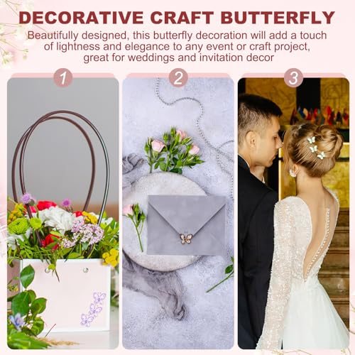 Wire Glitter Organzafor Crafts DIY Home Decor Clothing Wedding Decoration view 4