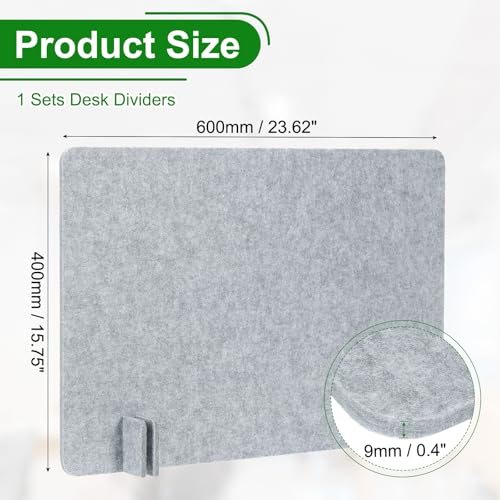with 4Pcs Support Feet, Desk Privacy Panel Freestanding Noise Reducing view 2