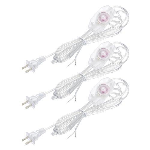 with Full Range Rotary Lighting Switch Stripped Ends Ready — PATIKIL