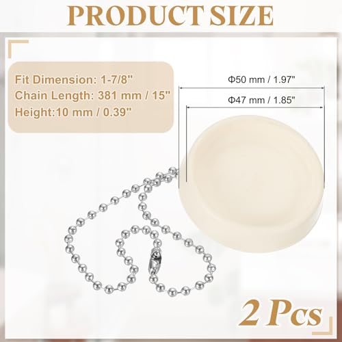 with Pull Ring Stainless Steel Beaded Chain view 2