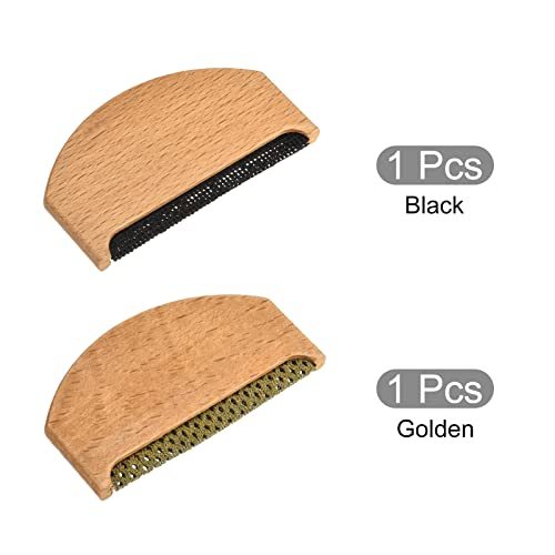 Wood Sweater Comb, 1 Set Portable Mini Fuzz Remover Fabric Shaver view 3