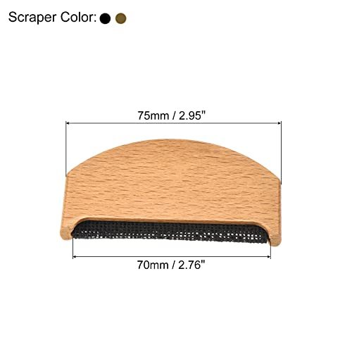 Wood Sweater Comb, 1 Set Portable Mini Fuzz Remover Fabric Shaver view 2