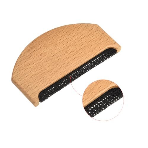 Wood Sweater Comb, 1 Set Portable Mini Fuzz Remover Fabric Shaver view 4
