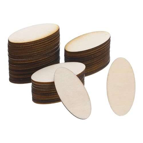 Wooden Cutouts Ornaments Natural — PATIKIL