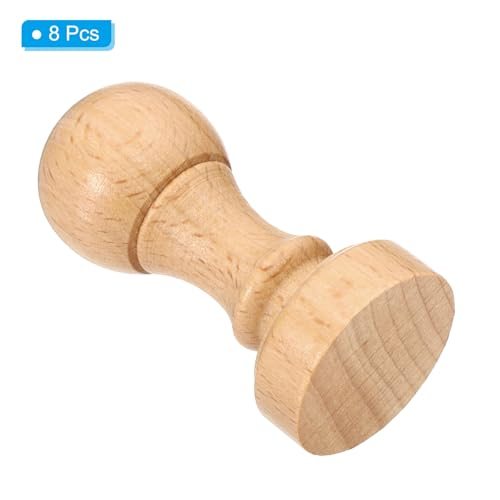 Wooden Knobs Stamp Mounts Drawer Pulls view 3