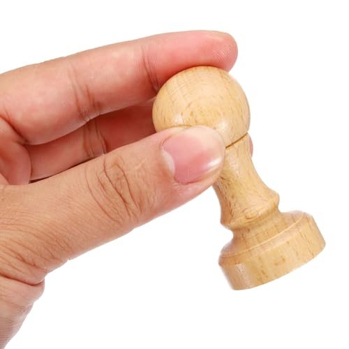 Wooden Knobs Stamp Mounts Drawer Pulls view 4