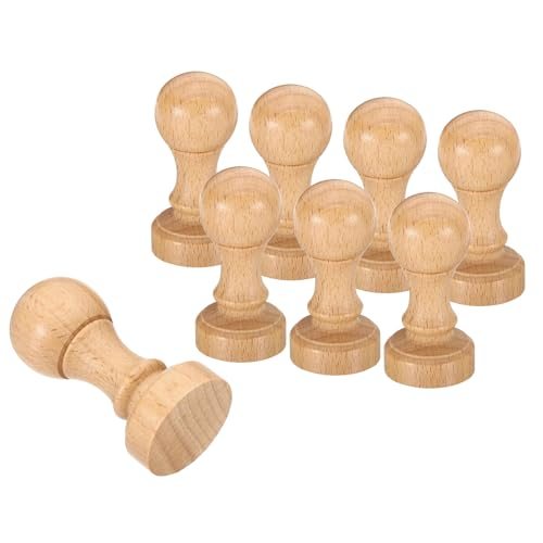 Wooden Knobs Stamp Mounts Drawer Pulls — PATIKIL