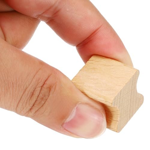 Wooden Rubber Stamp Handle Hard Wooden Blocks view 4