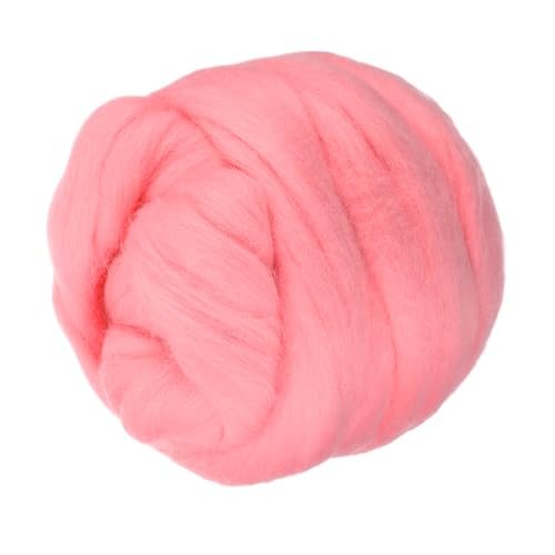 Wool Roving Yarn 150G/5.3OZ Soft Felting Wool Dark Pink — PATIKIL