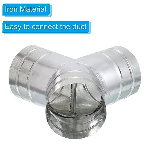 Y Connector Air Vent Duct Hose Exhaust Pipe Adapter view 3