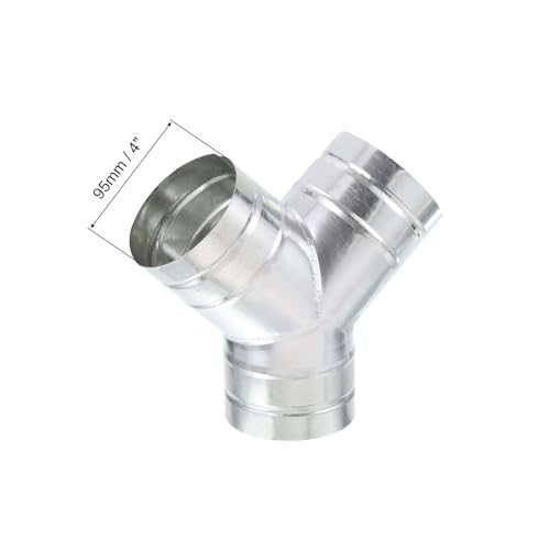 Y Connector Air Vent Duct Hose Exhaust Pipe Adapter view 2