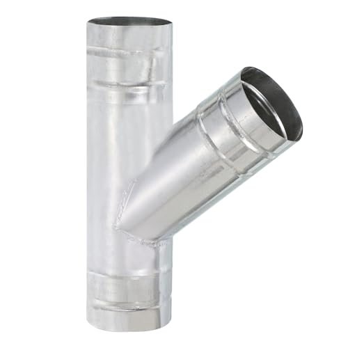 Y Connector Air Vent Duct Hose Exhaust Pipe Adapter Joint — PATIKIL