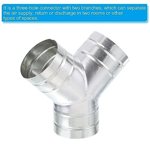Y Connector Air Vent Duct Hose Exhaust Pipe Adapter view 4
