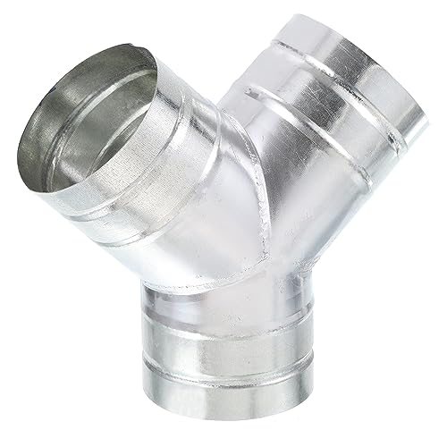 Y Connector Air Vent Duct Hose Exhaust Pipe Adapter — PATIKIL