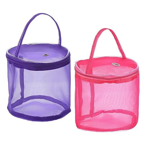 Yarn Storage Bag, 2 Pack Portable Crochet Knitting Bag Case Skein Ball — PATIKIL