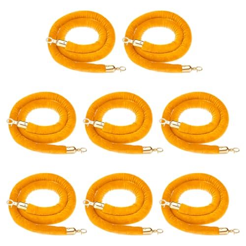 Yellow Velvet Stanchion Rope — PATIKIL