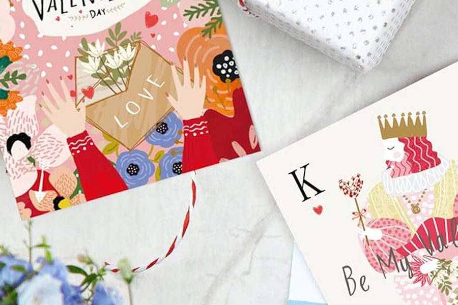 The paper, stamping & gift wrap aisle at the PATIKIL counter